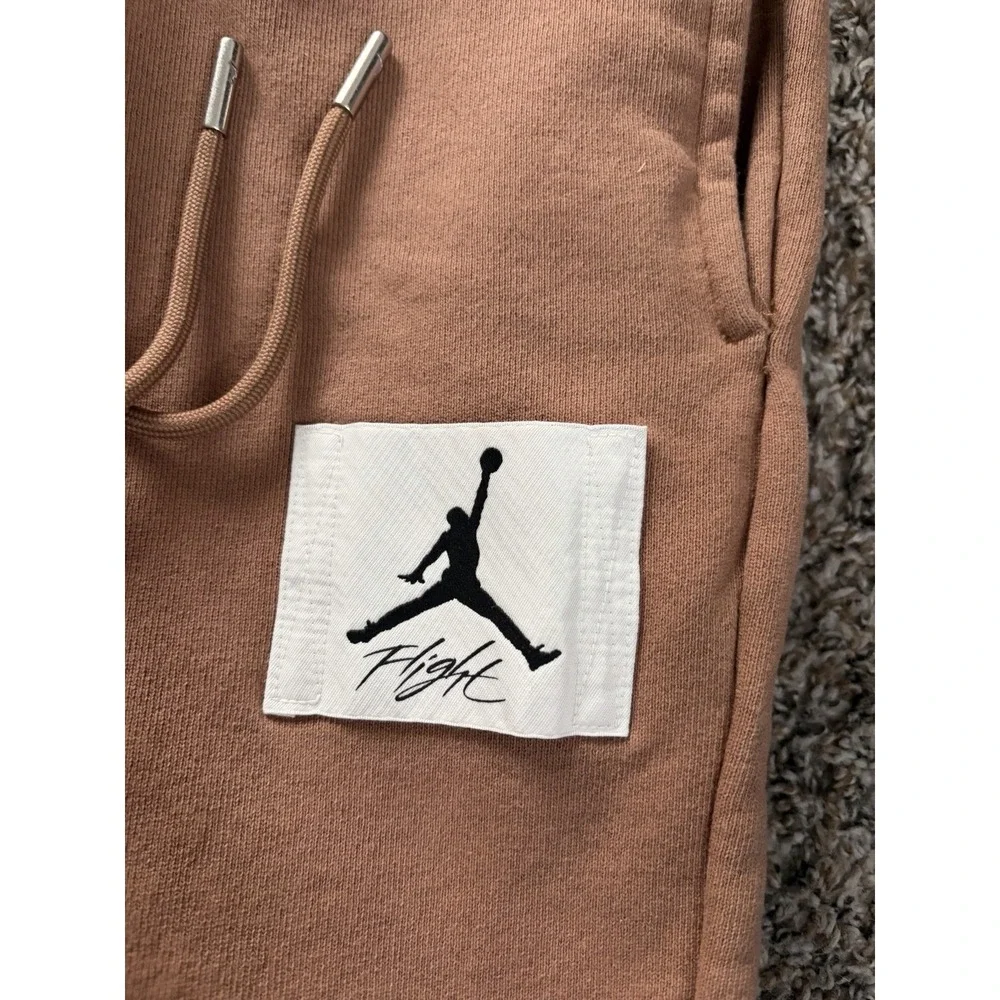 Nike Air Jordan Pants Mens Small S Brown Flight Fleece Jogger DA9812-256